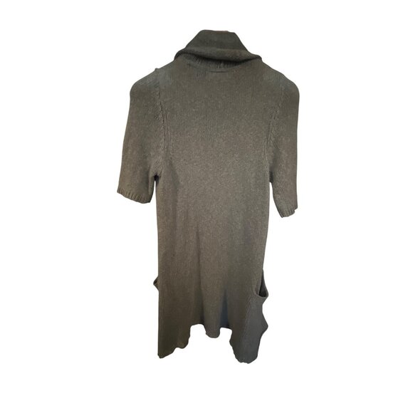 Sparrow Womens Short Sleeve Open Front Cardigan Sweater With Pockets - Size S - Picture 4 of 4